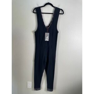 NEW Funkier Mens XL Aqua repel Cycling‎ Bib Tights Black S984W